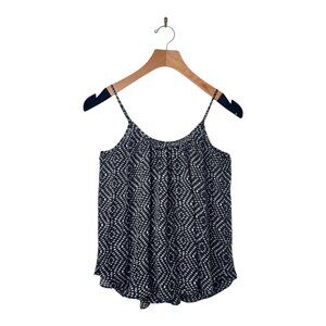 L'AGENCE xo Barney's New York Silk Batik Printed Camisole